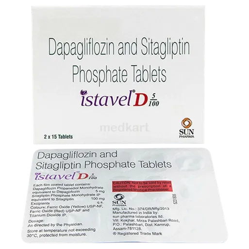 istavel d 5/100mg tablet 15's